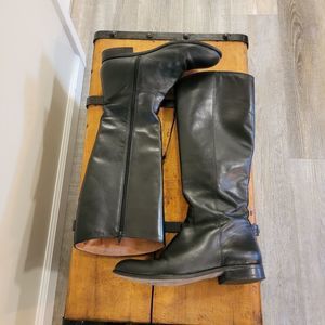 Corso Como Leather Riding Boots black size 8